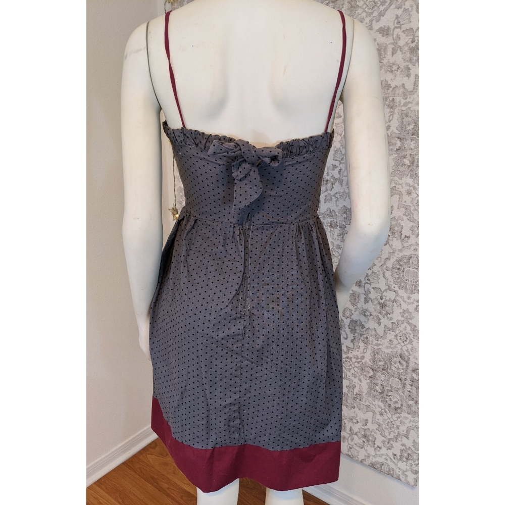 Handmade Vintage Style Pinup Polka Dot Dress - Picture 5 of 8